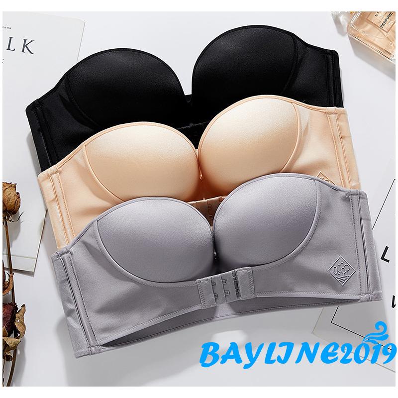 Áo lót ống màu nude/xám/đen nâng ngực thoải mái dành cho nữ