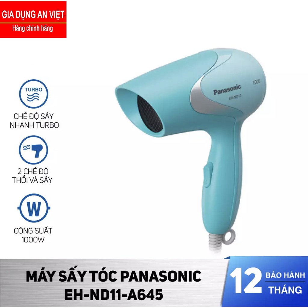 Máy sấy tóc Panasonic ND11 màu trắng hoặc xanh