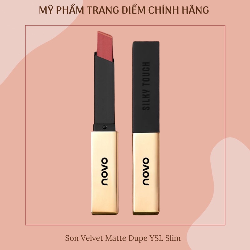 Son Velvet Matte Lipstick Nội Địa Trung Dupe YSL Slim Sang Chảnh