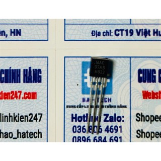 Khuyến mại triac cấp nước xả mac97a8 97a8 dòng 1a