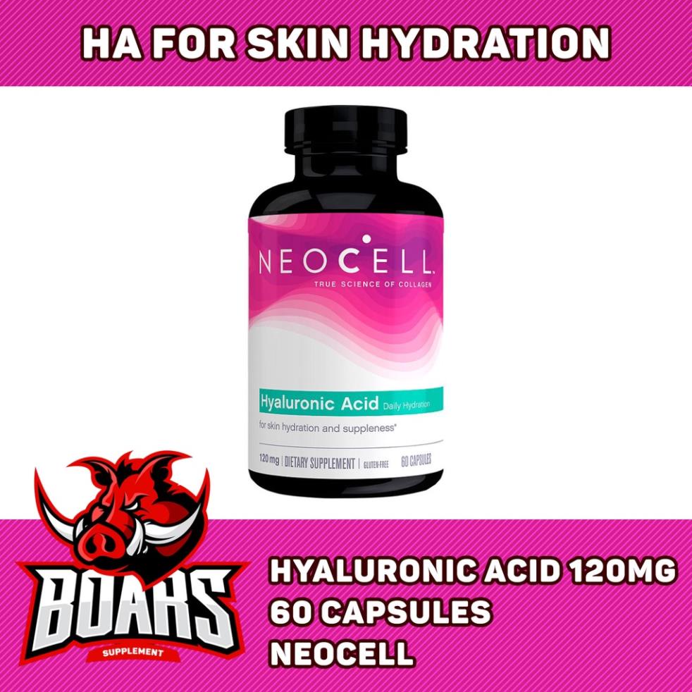 VIÊN UỐNG NEOCELL HA HYALURONIC 120mg HÀM LƯỢNG CAO , CẤP ẨM DƯỠNG DA CHÍNH HÃNG USA (60 VIÊN)