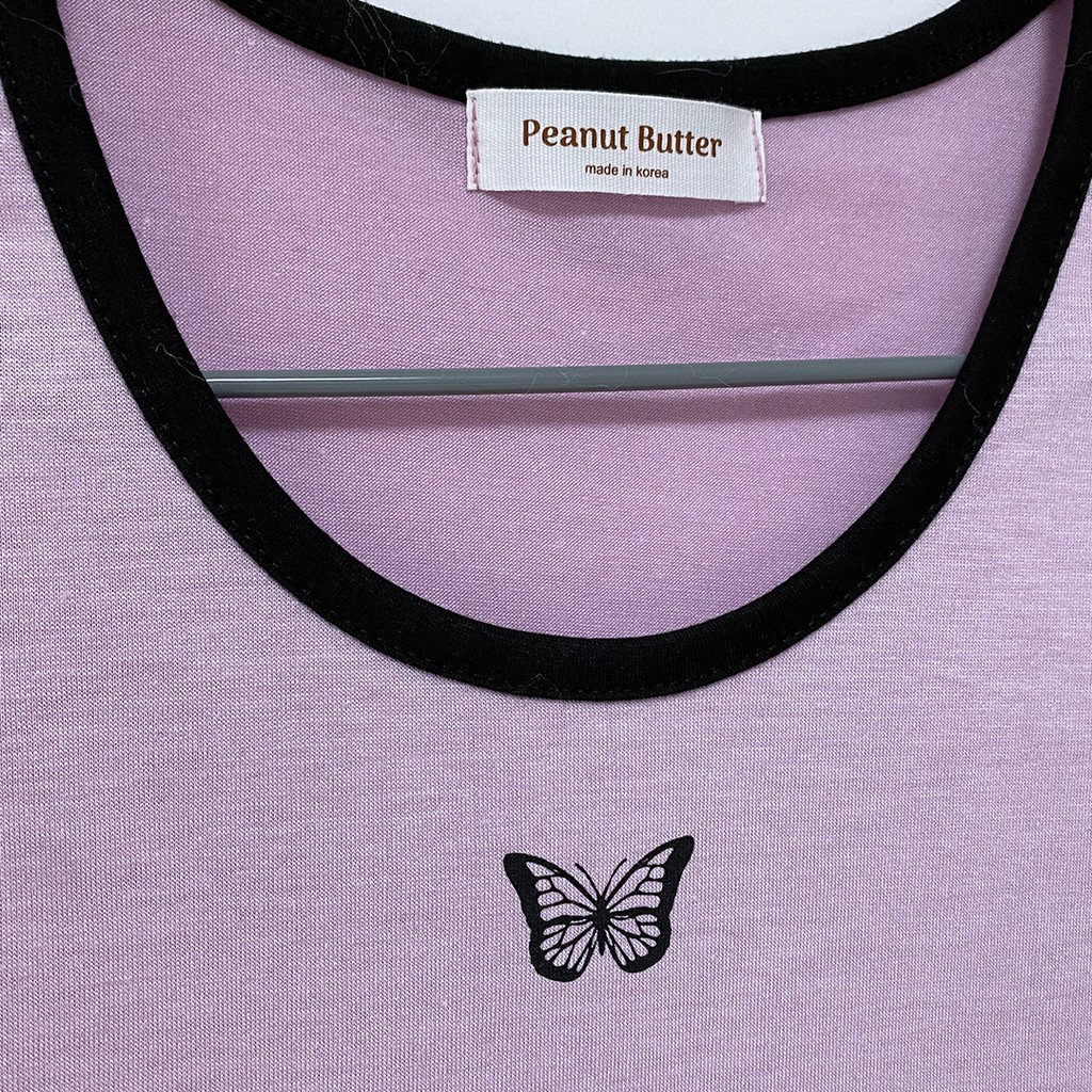 Áo crop top butterfly nhỏ (có 4 màu) | BigBuy360 - bigbuy360.vn