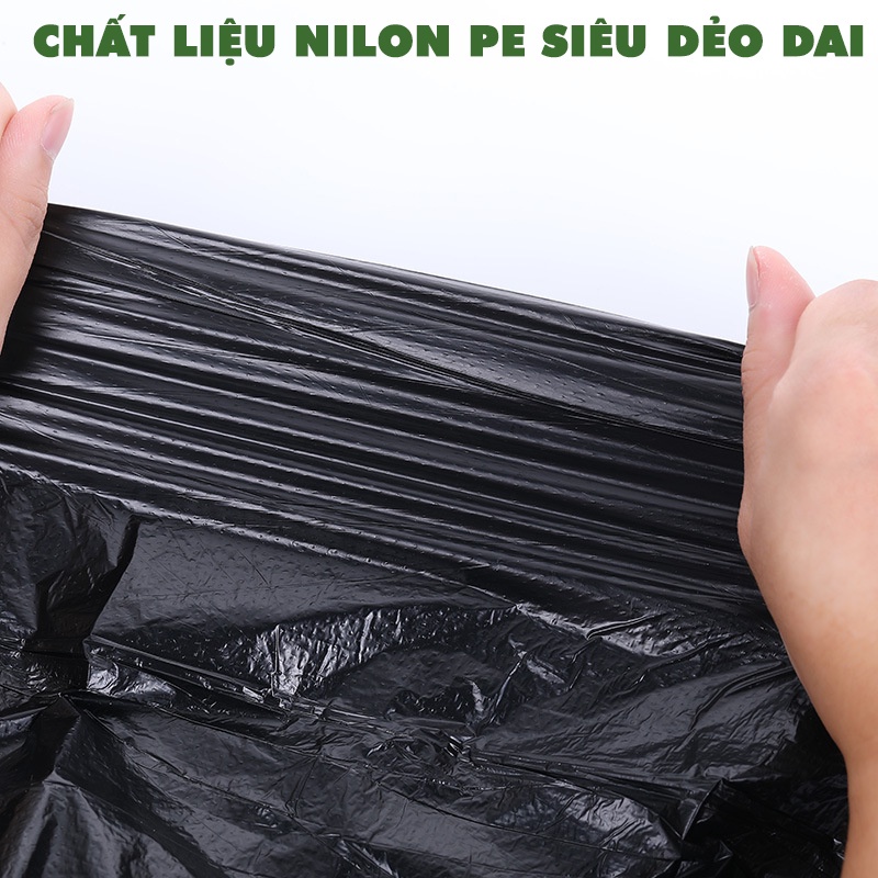 Túi đựng rác tự phân hủy bảo vệ môi trường, Combo 3 Cuộn túi đựng rác 1kg kích thước lớn 55cm x 65cm