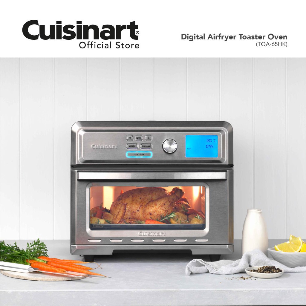 [Chính hãng] Lò chiên nướng không dầu kỹ thuật số Cuisinart Toa-65HK, 17 lít, 1630W| Cuisinart Digital Airfryer TOA-65HK