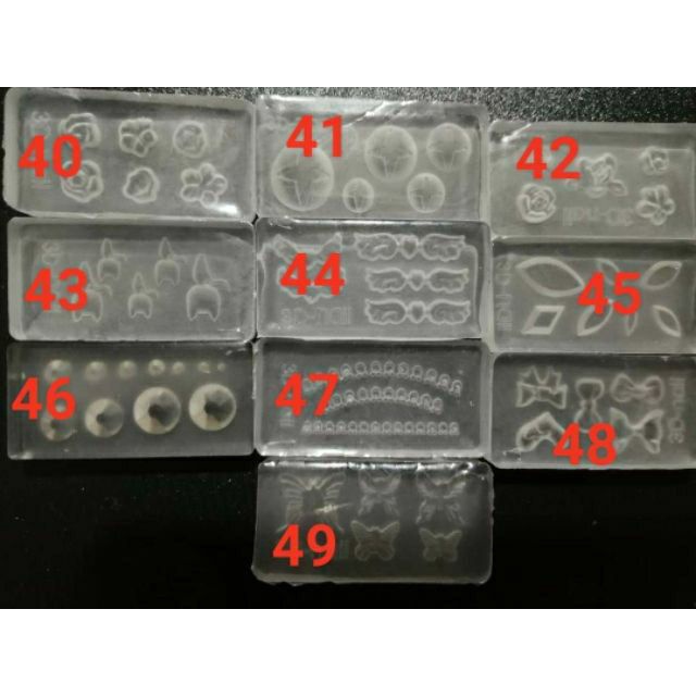 Khuôn hoa từ 38 silicon 2018 hàng hot.... dễ đắp dùng cho cả bột khô bột lưu huỳnh bột nhúng.. chi tiết khuôn cực nét