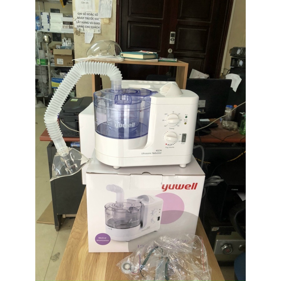 Máy Xông Khí Dung Yuwell 402 AI - Dùng Cho Cả Người Lớn + Trẻ Nhỏ