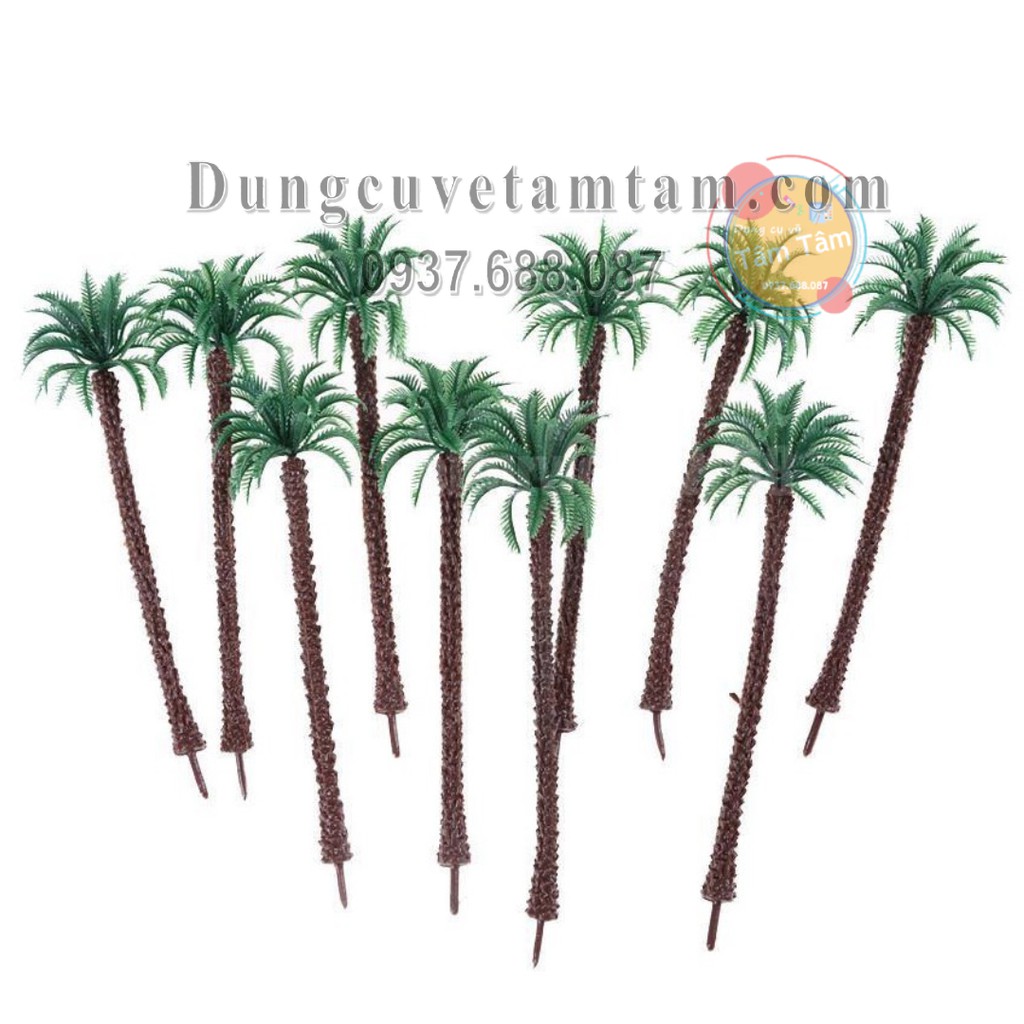 [ TÂM TÂM ] Cây mô Hình , DỪA Ốm MR176 - Cây giả trang trí tiểu cảnh, sân vườn, terrarium, mô hình DIY , Sa bàn