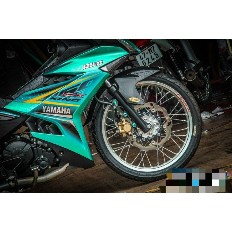 Tem rời exciter 150  xanh đen mxking