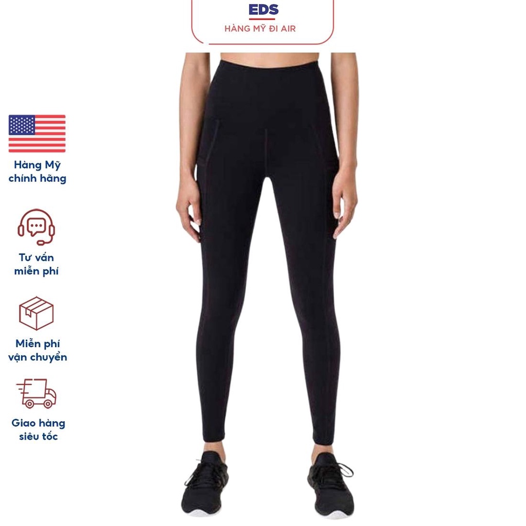 Quần legging thể thao cạp cao gọn bụng nâng mông chống nắng Tuff Athletics Ladies High Rise Tight - EDS Hàng Mỹ