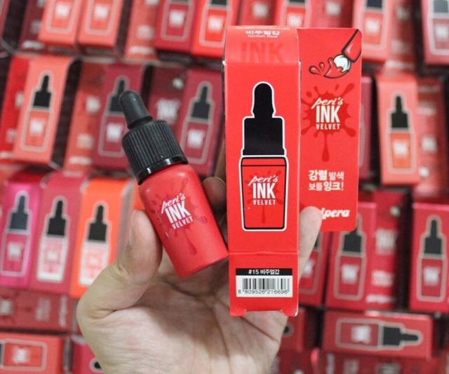 Son Ink Velvet 15 - đỏ tươi ánh cam 