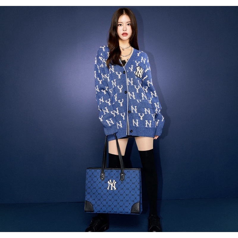 Túi tote MLB Monogram ngang chính hãng