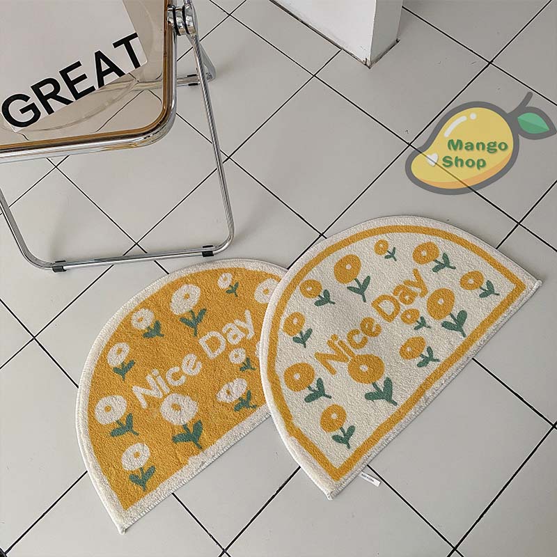 [ CAO CẤP] Thảm bông Cashmere Nice Day mềm mịn trải phòng tắm ( thảm lau chân )