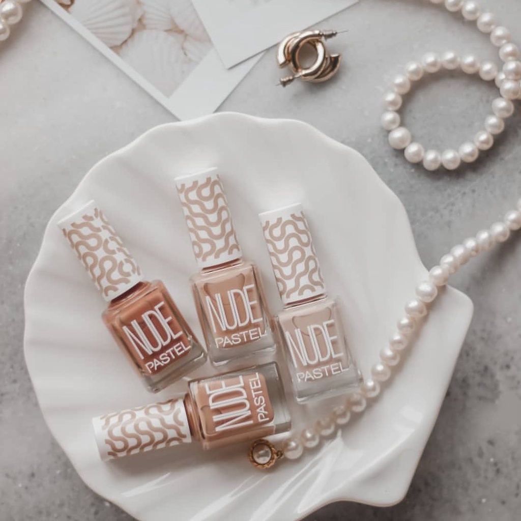 Sơn móng tay Pastel Nude Nail Polish các tông màu Nude