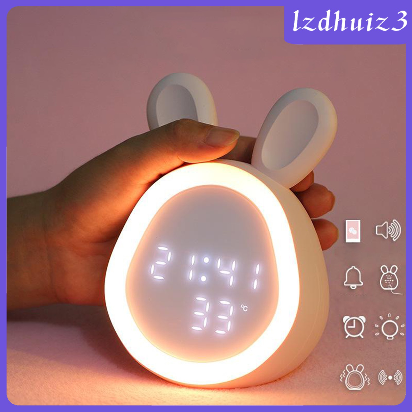 Đồng Hồ Báo Thức Có Đèn Led Cho Bé