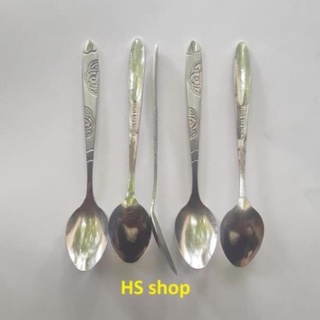 Combo 05 Thìa cà phê inox , Muỗng inox ( Dài 13cm ) Bền, đẹp, cứng cáp - giadunggiare,vn