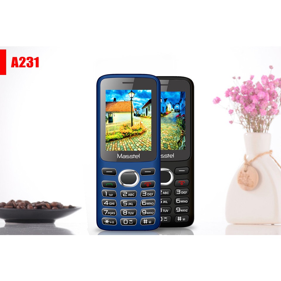 [Mã ELFLASH5 giảm 20K đơn 50K] điện thoại masstel A231 loa to, chữ to - hàng chính hãng | BigBuy360 - bigbuy360.vn