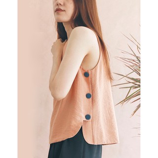 Chicka Chicka - Áo Side button sleeveless top