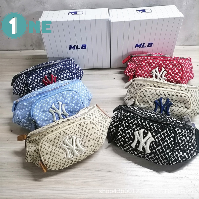 ( Chuẩn Hãng ) Túi Đeo Chéo Túi Bao Tử MLB NY Yankees Presbyopia Full Tag Mac