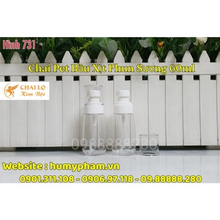CHAI LỌ CHIẾT MỸ PHẨM - Chai Xịt Phun Sương 60ml
