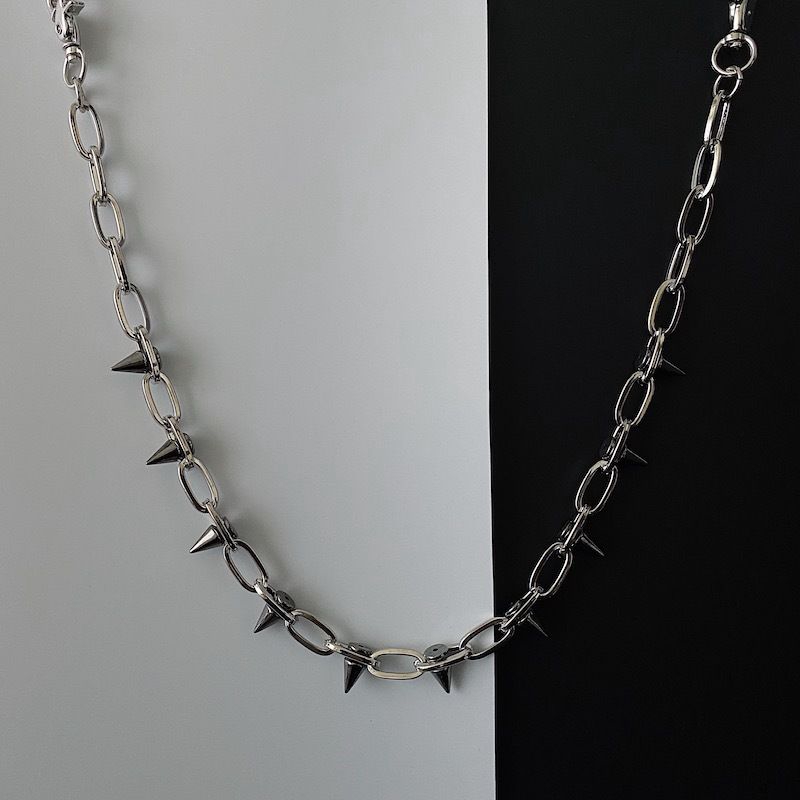 Dây xích trang trí quần đính đinh tán phong cách hip hop thời trang cho nam và nữ