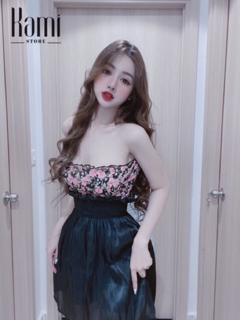 Set Áo Hoa Chân Váy Tơ Sóng Cao Cấp Kèm Video,Hình Chụp Thật Sp | BigBuy360 - bigbuy360.vn