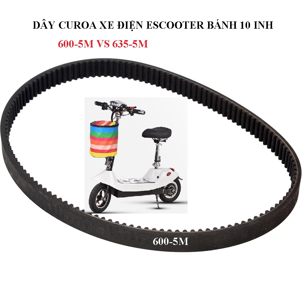 DÂY CUROA 600-5M VÀ 635-5M XE ĐIỆN ESCOOTER BÁNH 1O INH