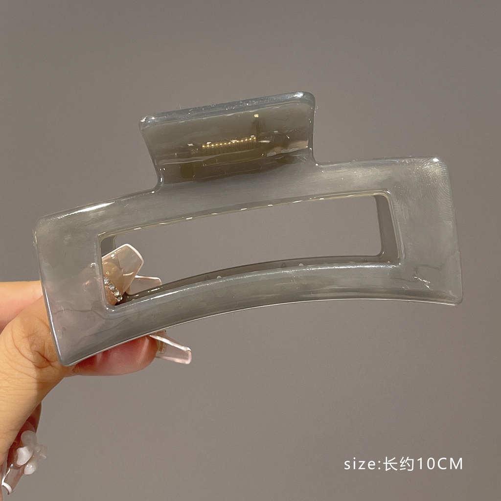 Kẹp tóc càng cua Hàn Quốc nhiều màu cỡ lớn phong cách trẻ trung cho nữ