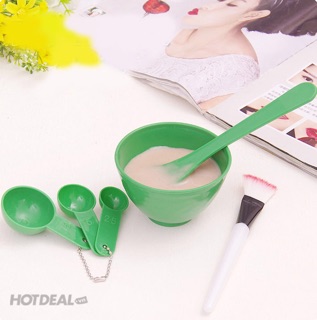 Chén pha bột đắp mặt nạ 4in1