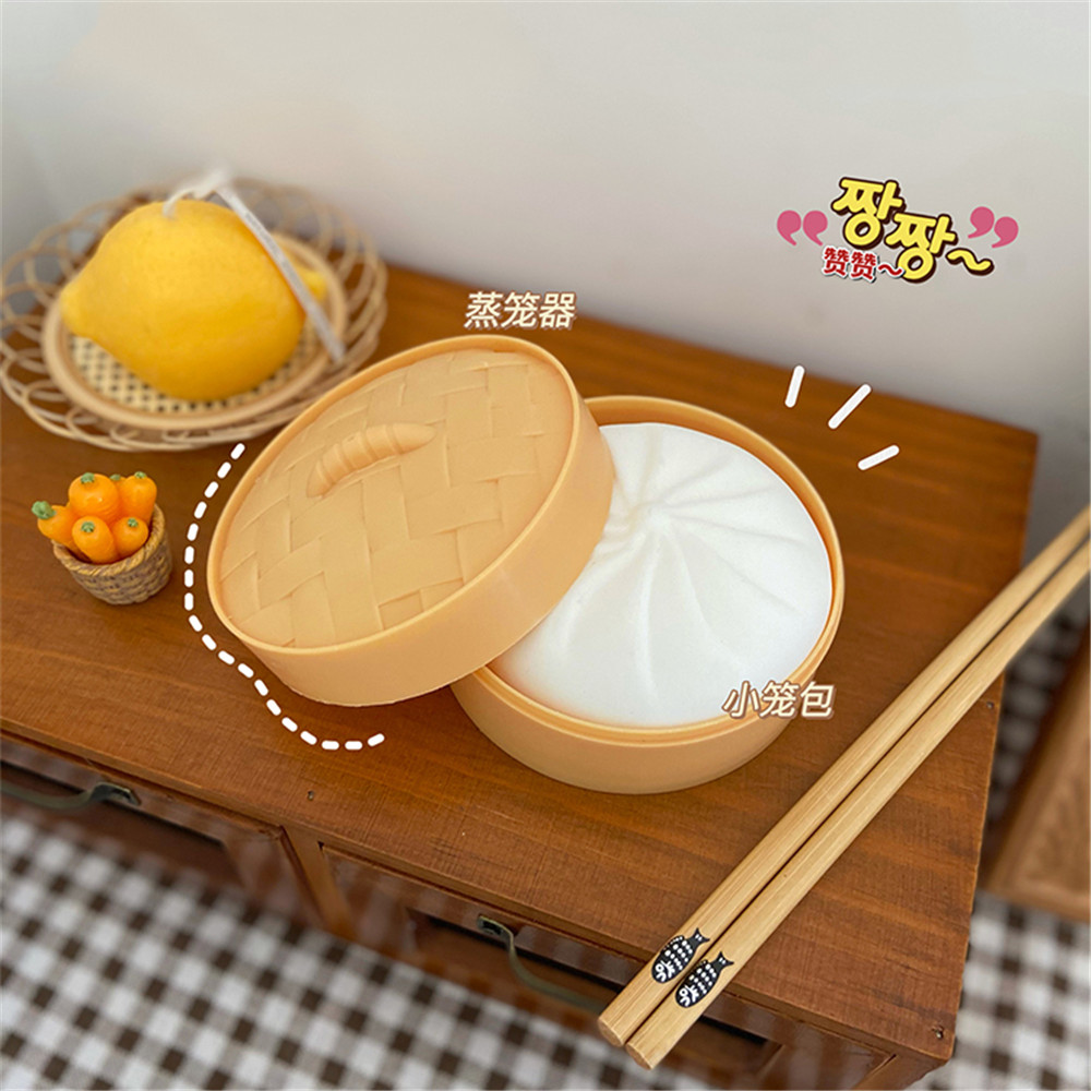 Đồ Chơi Squishy Hình Bánh Bao Giúp Giảm Căng Thẳng