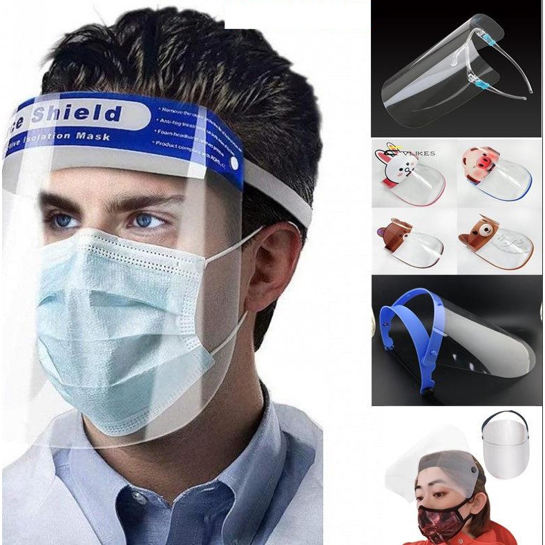 Mặt nạ chống giọt bắn Face Shield, kính bảo hộ chống dịch cho nam và nữ