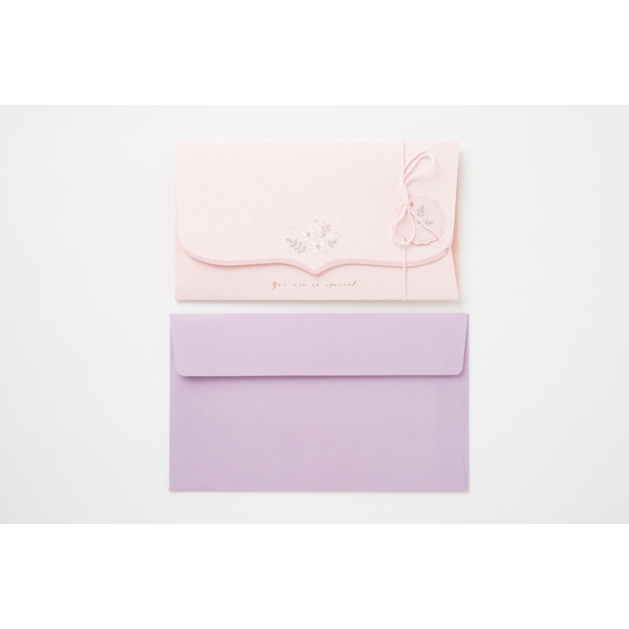 Set Thiệp ARTBOX Hàn Quốc Phong Cách Vintage Màu Tím Hoa Nhẹ Nhàng