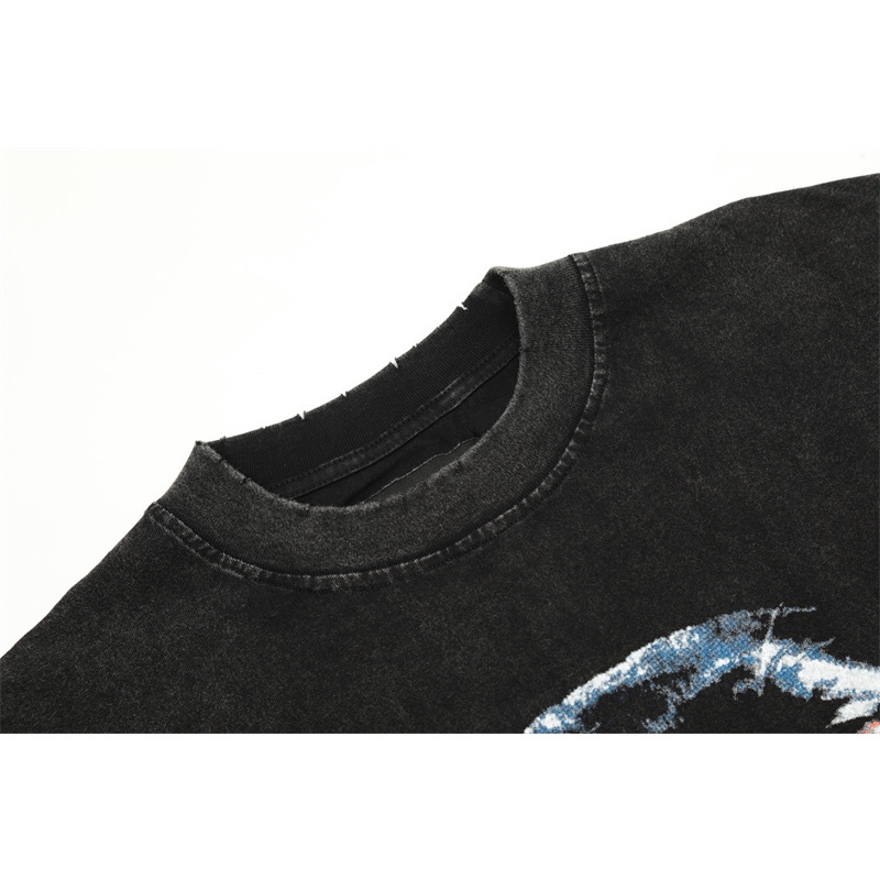 Áo Thun Cotton Tay Ngắn In Hình Đầu Hổ Thời Trang Dành Cho Nam Nữ