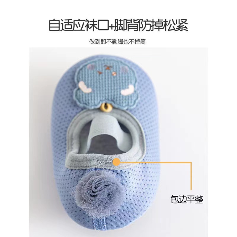 Vớ Đế Mềm Chống Trượt Thời Trang Xuân Hè Cho Bé Tập Đi