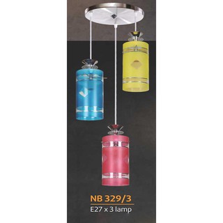 Đèn Thả Trang Trí Trần In Họa Tiết Netviet NB 329-3