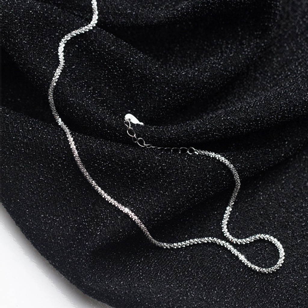 Dây Chuyền Bạc Nữ MIRASON Choker Basic Ôm Sát Tôn Dáng Cổ MDC053 MIRASON - Vồng Cổ Choker Nữ Bạc 925 Cao Cấp