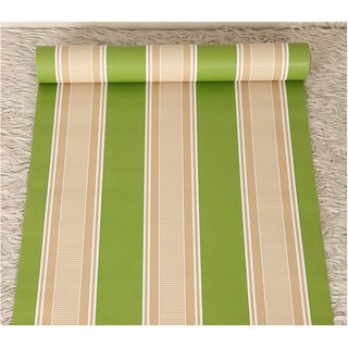 Giấy dán tường sọc xanh