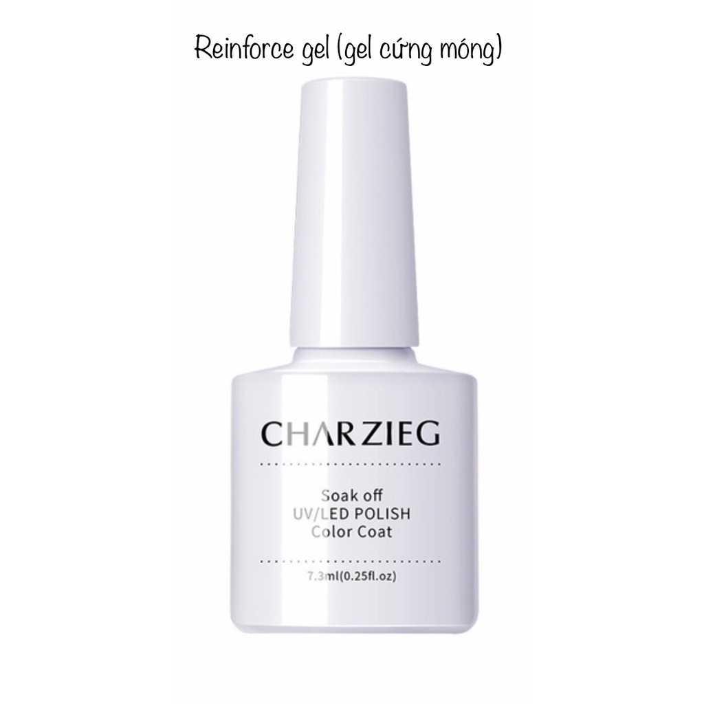 Sơn gel UV Top/Base/Matte top CH/RZIEG 7.3ml cho móng xinh