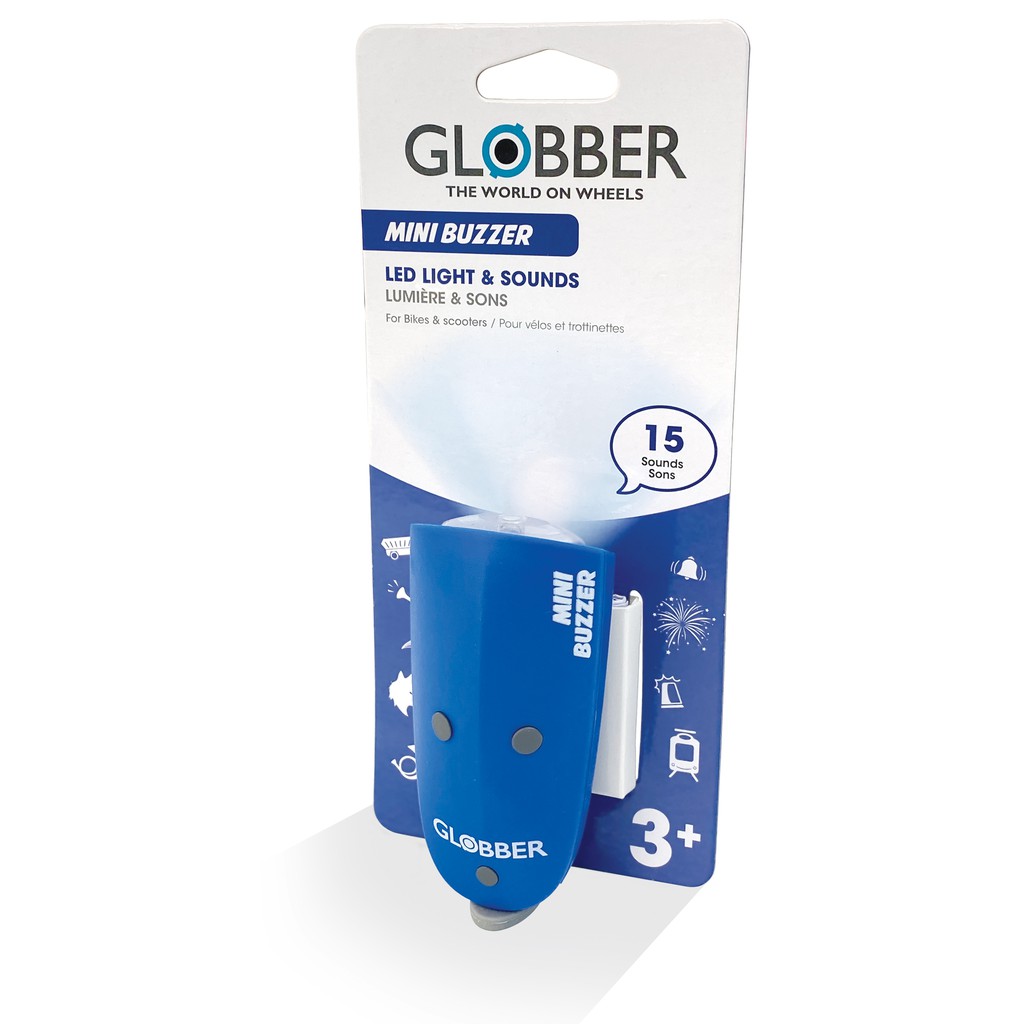 [Mã LT50 giảm 50k đơn 250k] Bộ tín hiệu còi, đèn GLOBBER MINI BUZZER – Xanh dương