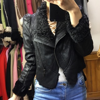 Áo khoác Da lộn hàn quốc