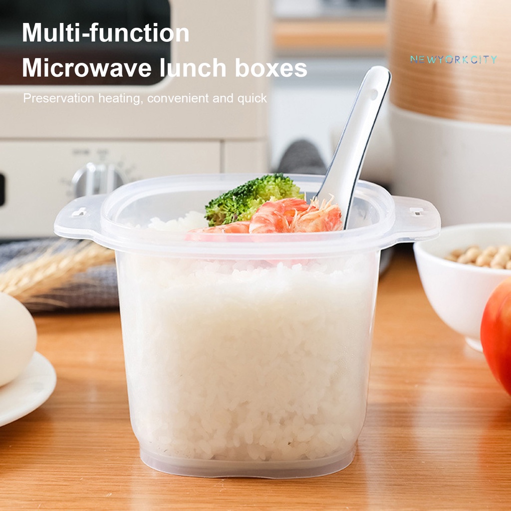 Hộp Đựng Cơm Trưa Bằng Nhựa Chịu Nhiệt Sức Chứa Lớn Tiện Lợi