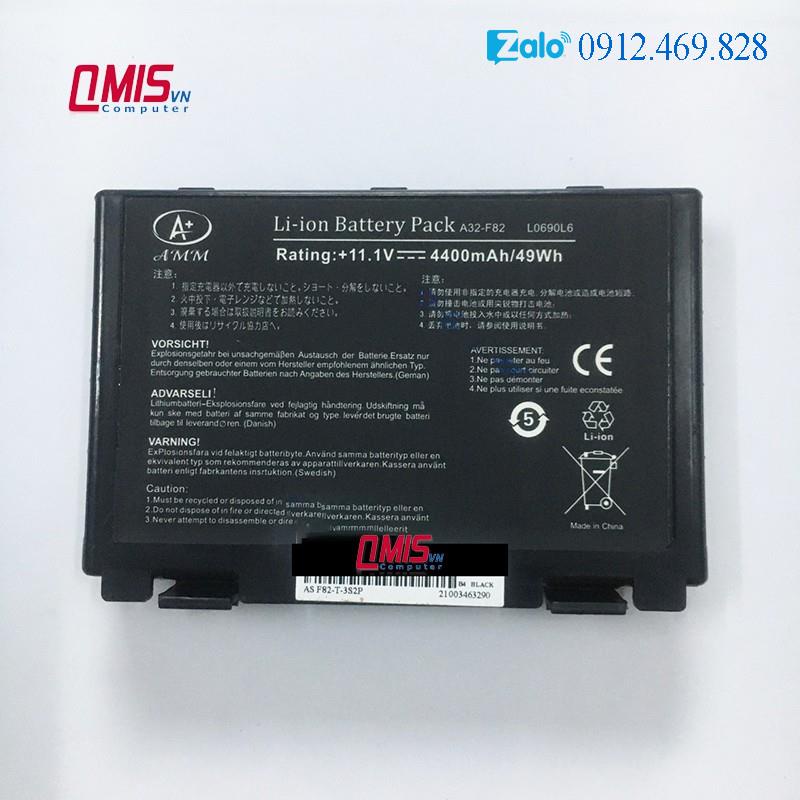 Pin laptop Asus F82 F83 K40 F52 K50 K51 K60 X70 X87 X8A X8AIE X8AIJ PRO8 P81IJ – F82 – 6 CELL