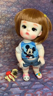 Sét quần áo búp bê bjd 1/8 va bru