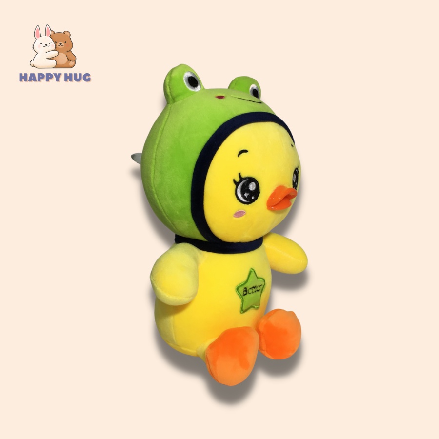 Đồ chơi gấu bông vịt cosplay thỏ, ếch siêu dễ thương size 26cm thú nhồi bông gòn cao cấp - Happy Hug