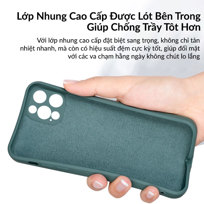 Ốp Lưng iPhone 12 Pro Max BENKS Protective Liquid Silicone Rubber Siêu Mỏng 0.7mm , Viền Vuông, Chống Bẩn, Chống Sốc
