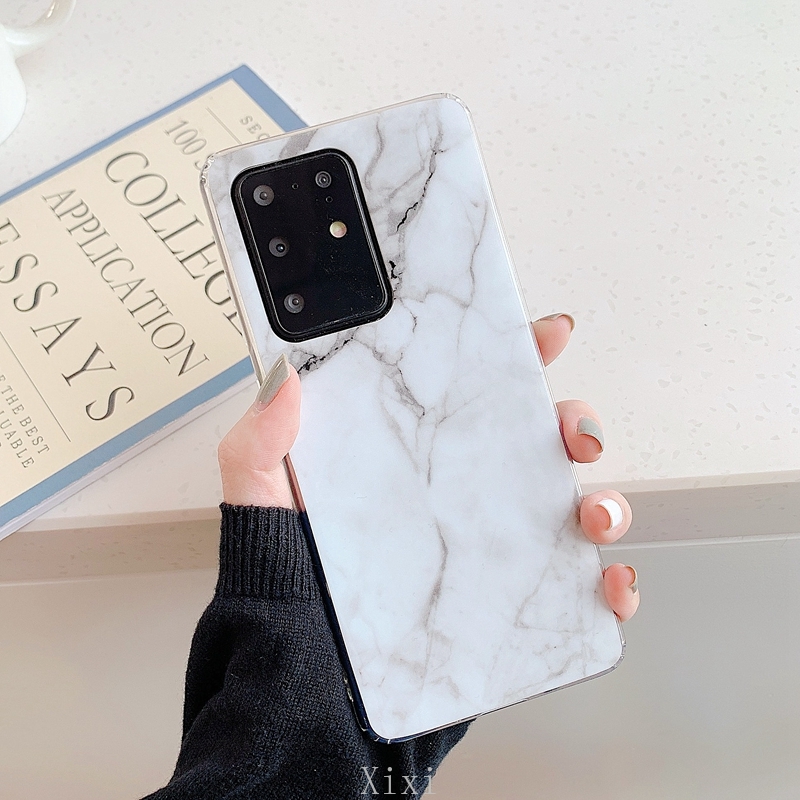 Ốp điện thoại TPU mềm họa tiết cẩm thạch cho Samsung Galaxy S21+ S21Ultra S20+ S10e S10+ S9+ S8+