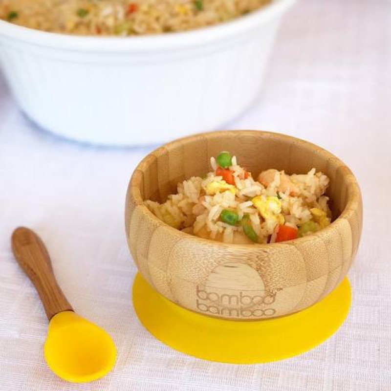 Bộ chén ăn dặm bằng tre Bamboo Bamboo