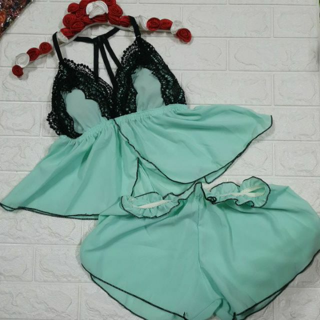 Bộ ngủ sexy CÓ MÚT NGỰC phom 55kg | BigBuy360 - bigbuy360.vn