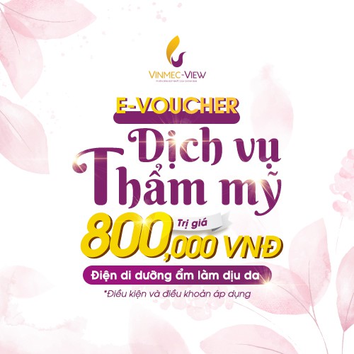 [HN] [E-Voucher] Mã giảm 800,000 vnđ cho dịch vụ Điện di dưỡng ẩm tại Vinmec