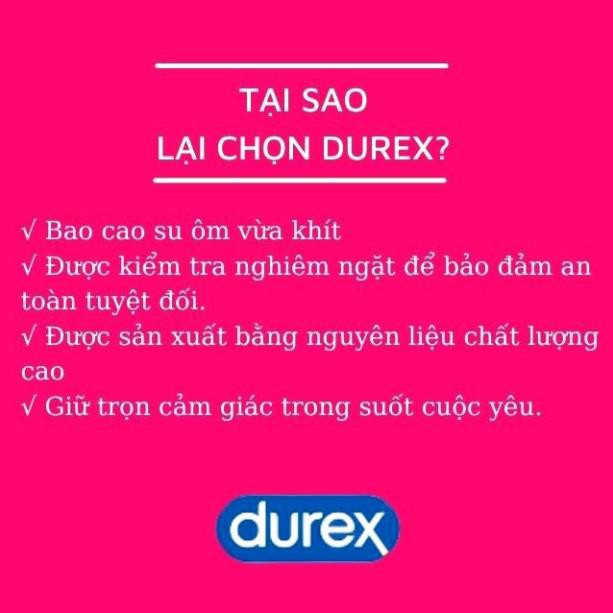 [Gân gai cực khoái] Bao Cao Su Durex Pleasuremax Chính Hãng Tăng Khoái Cảm Hộp 3 bao–durex_officialstore