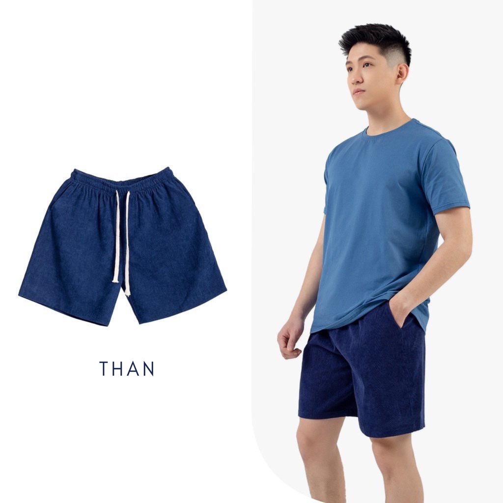 Quần Short Unisex Nam Nữ, Quần Đùi Basic chất liệu nhung tăm xịn, thoải mái, dày dặn thời trang